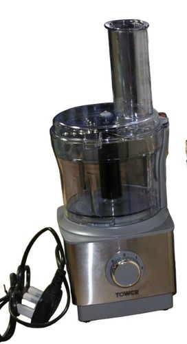 Tower food processor stainless - tower,